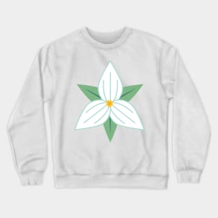 Cute Colorful Trillium Crewneck Sweatshirt